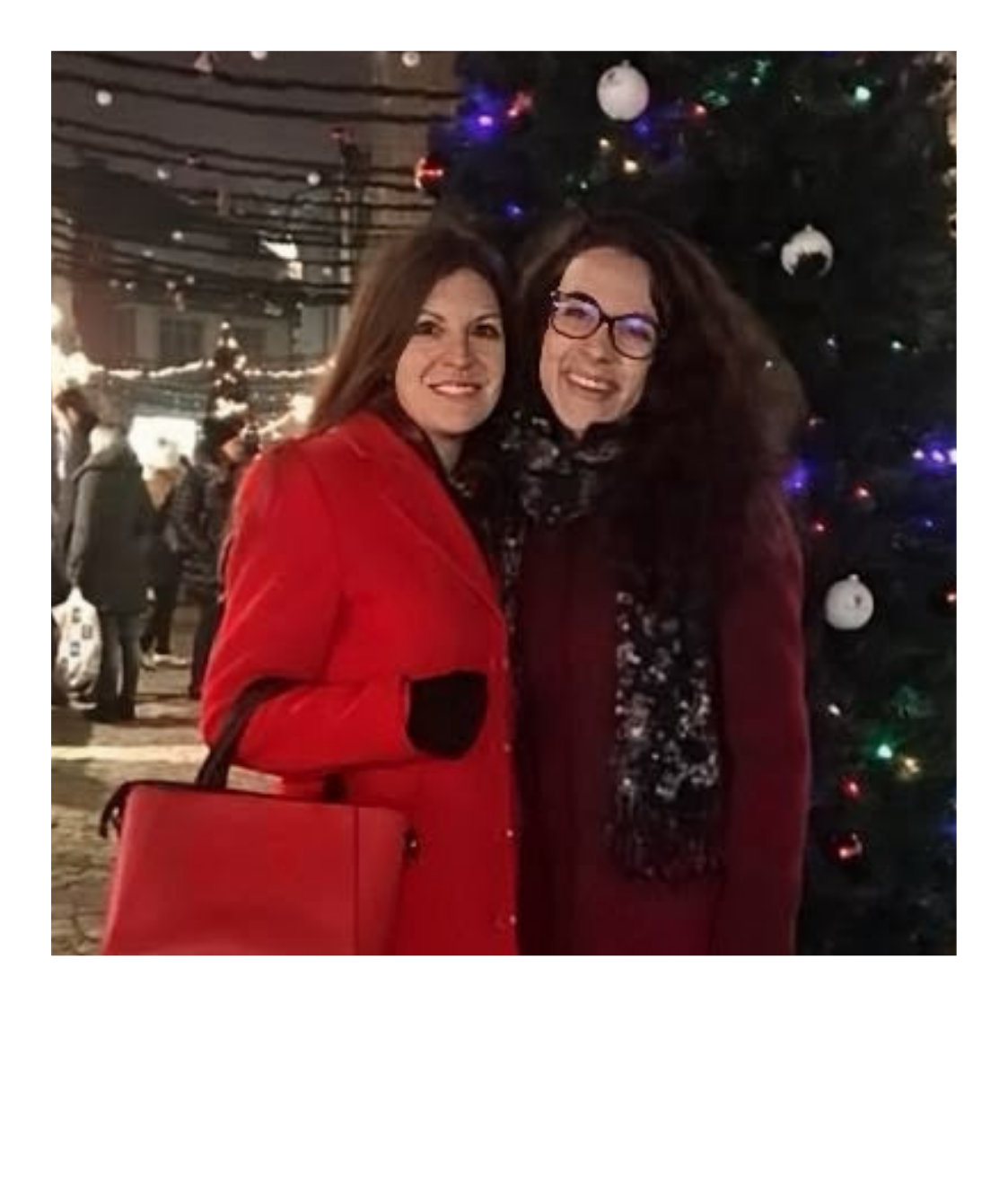 Image of the blog author and her best friend